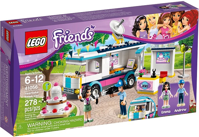 lego friends news van