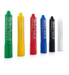 Grim Tout - 6 water-based face paint sticks (GT41232)