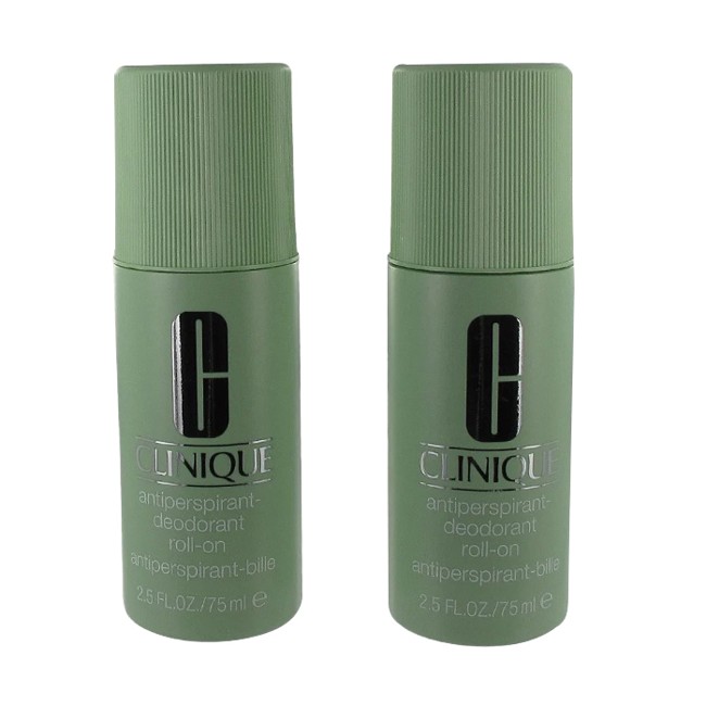 Clinique - Anti-Perspirant Deodorant Set 2 pcs Deo roll-on 75 ml.