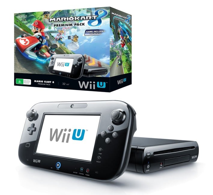 Nintendo Wii U 32GB Premium Console with Mario Kart 8 Bundle