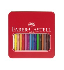 Faber-Castell - Jumbo Grip Kleurpotloden Tin - 16 stuks (110916)