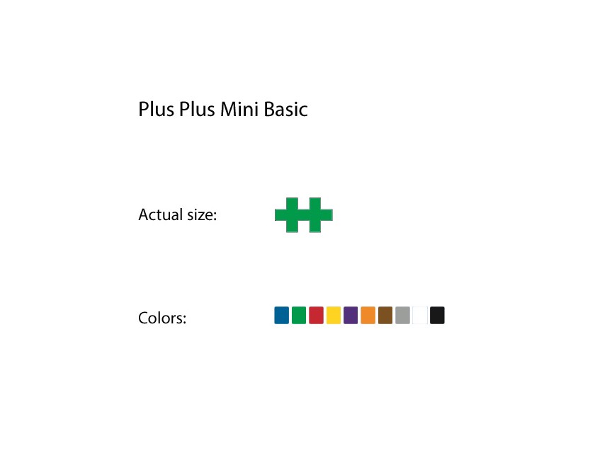 Plus-Plus - Mini Basic - 600 pcs - (3310)