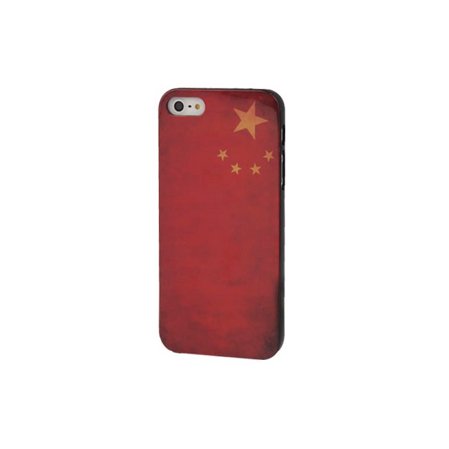 Retro Style Flag China Cover For iPhone 5