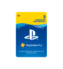 PSN Plus Card 3m Subscription NO (PS3/PS4/PS5/Vita)