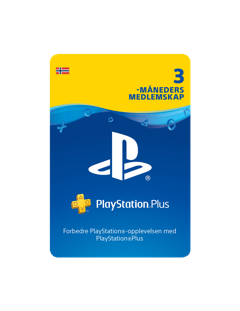 PSN Plus Card 3m Subscription NO (PS3/PS4/PS5/Vita)