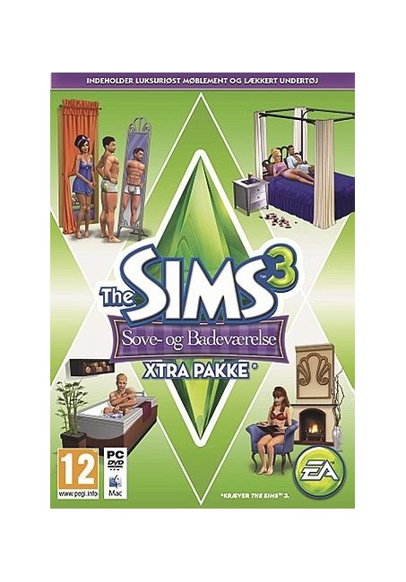 Sims 3: Sove og Badeværelse (Master Suite Stuff) (DK)