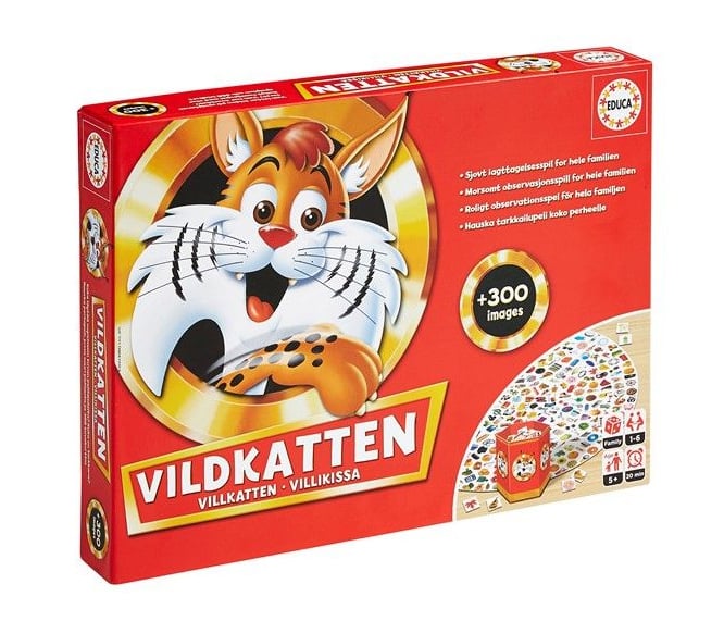 Educa - Vildkatten - 300 (Danish) (016438) - Leker