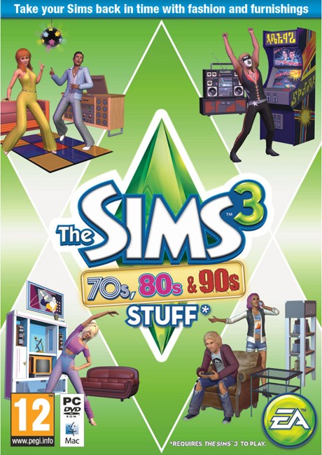 The Sims 3: 70s, 80s, & 90s Stuff Pack (DK)