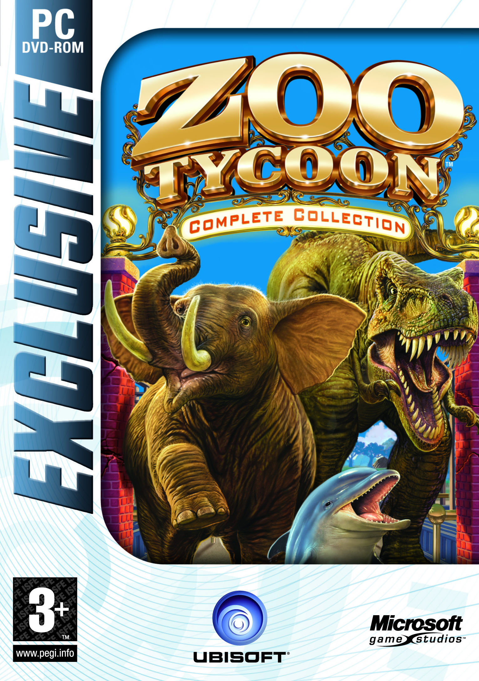 zoo tycoon collection exhibit size