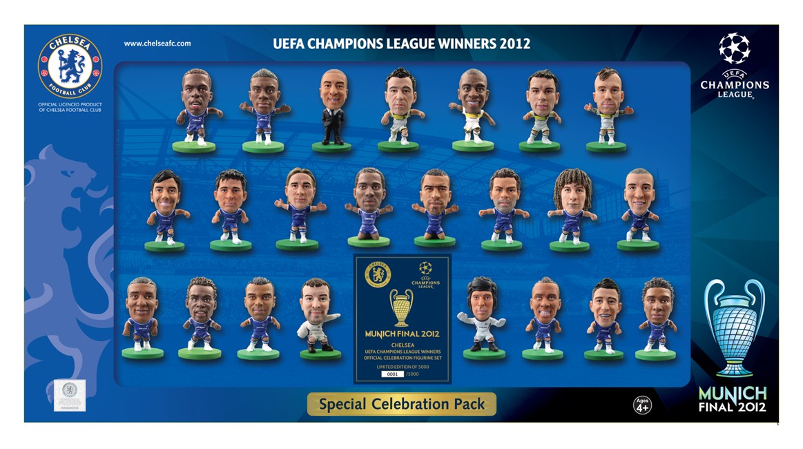 Soccerstarz - Chelsea - Champions League Celebration Pack - 2012 - Ltd Edition
