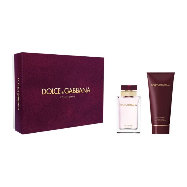 Buy Dolce & Gabbana - Pour Femme Gift Set for Women 50 ml. EDP + Body Lotion  100 ml.