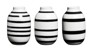 Kähler - Omaggio Miniature Vaser Sort (sæt á 3) thumbnail-1
