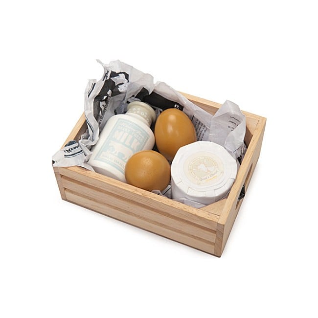 Le Toy Van - Honeybee egg og melkeprodukter i trekasse (LTV185??) / Leker
