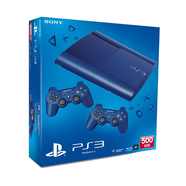 Playstation 3 Super Slim Console 500GB Blue