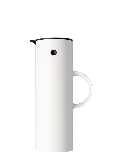 Stelton - Thermoskanne 1 L - Weiß