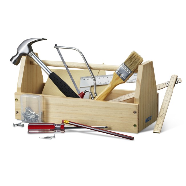 Micki - Værktøjskasse med værktøj