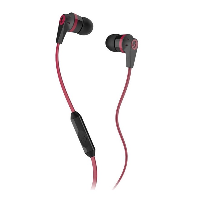 Skullcandy Ink'd 2.0 In-Ear Headphones with Mic - Black/Red
