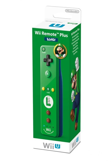 Wii U Remote Plus Luigi Edition (For Wii and Wiiu)