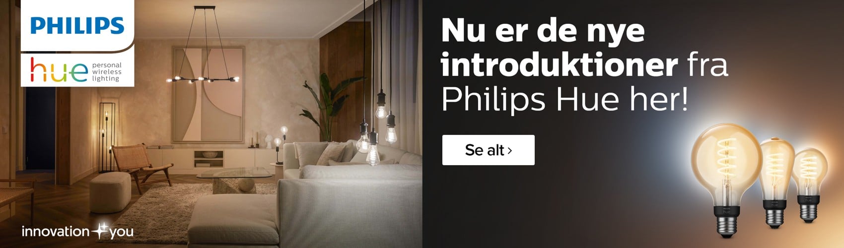 linse Bemyndige chokerende Philips Hue » Pærer, lamper og startsæt på tilbud » Fri fragt