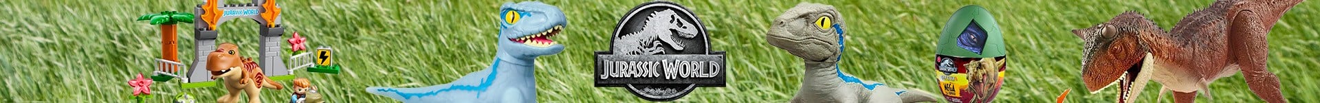 Jurassic World legetøj og spil
