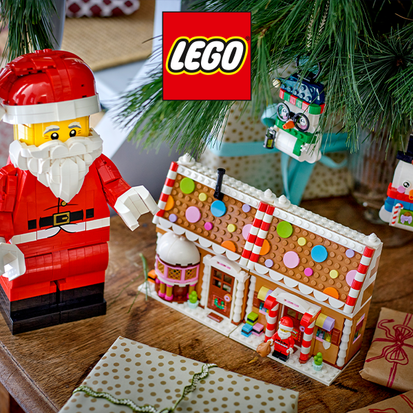 Skapa julstämning med LEGO®-lådor