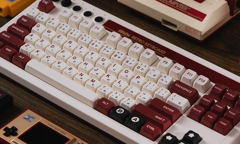 Retro 108 mekaniskt tangentbord – Fami Edition